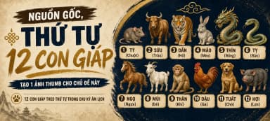 Nguồn gốc, thứ tự 12 con giáp